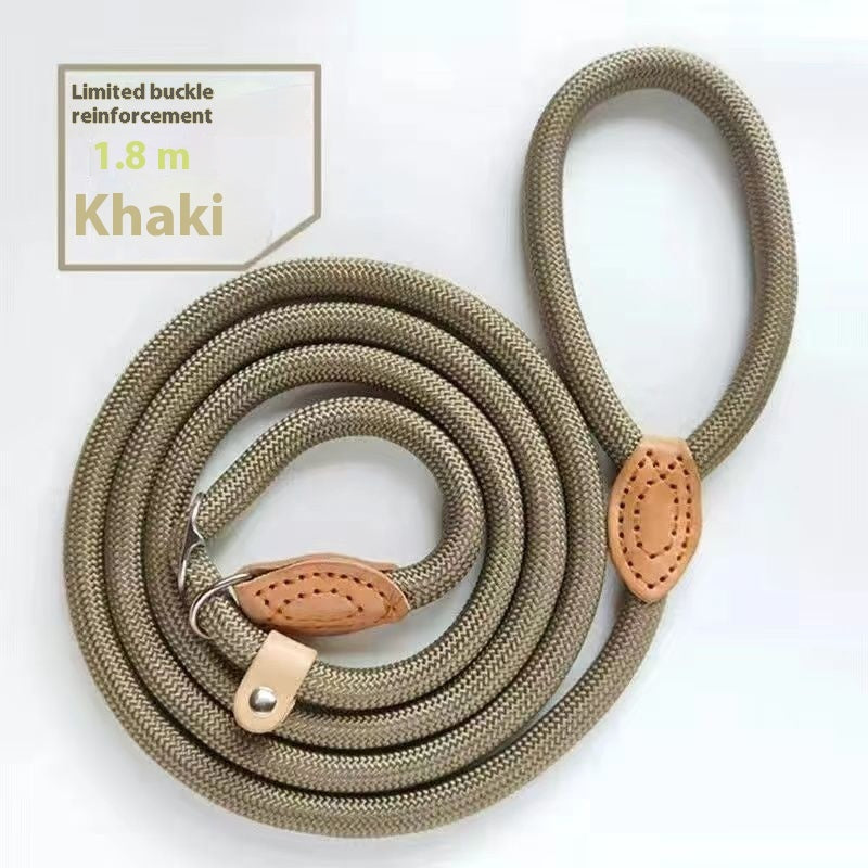 KFX-2074941 Durable Nylon Dog Walking Training Rope - Various Colors & Lengths Available