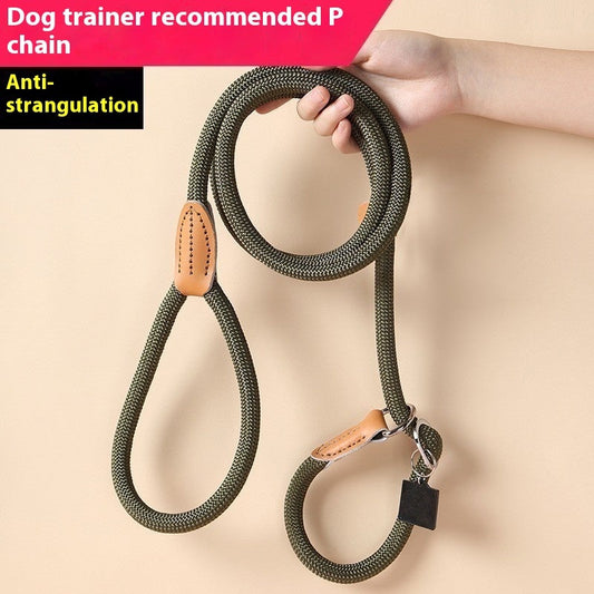 KFX-2074941 Durable Nylon Dog Walking Training Rope - Various Colors & Lengths Available