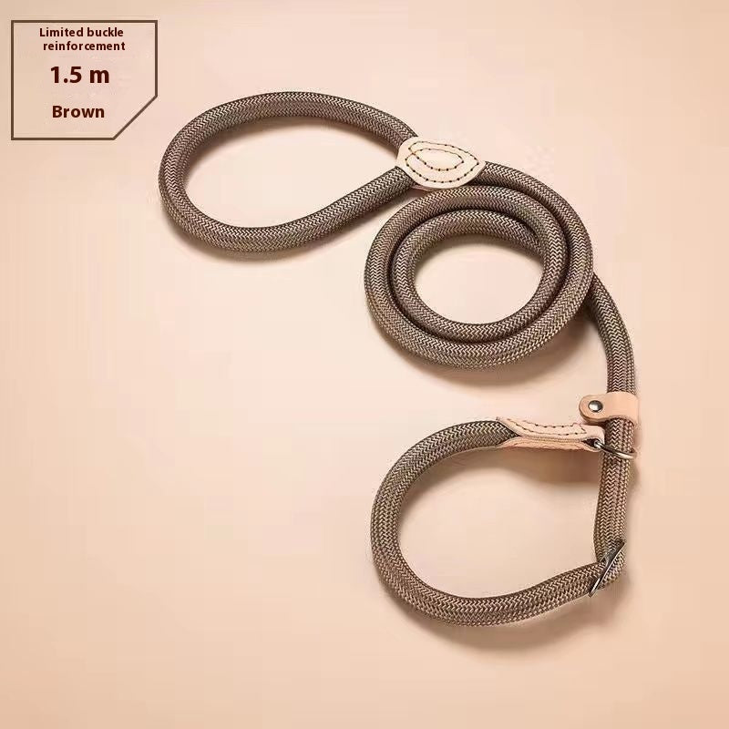 KFX-2074941 Durable Nylon Dog Walking Training Rope - Various Colors & Lengths Available