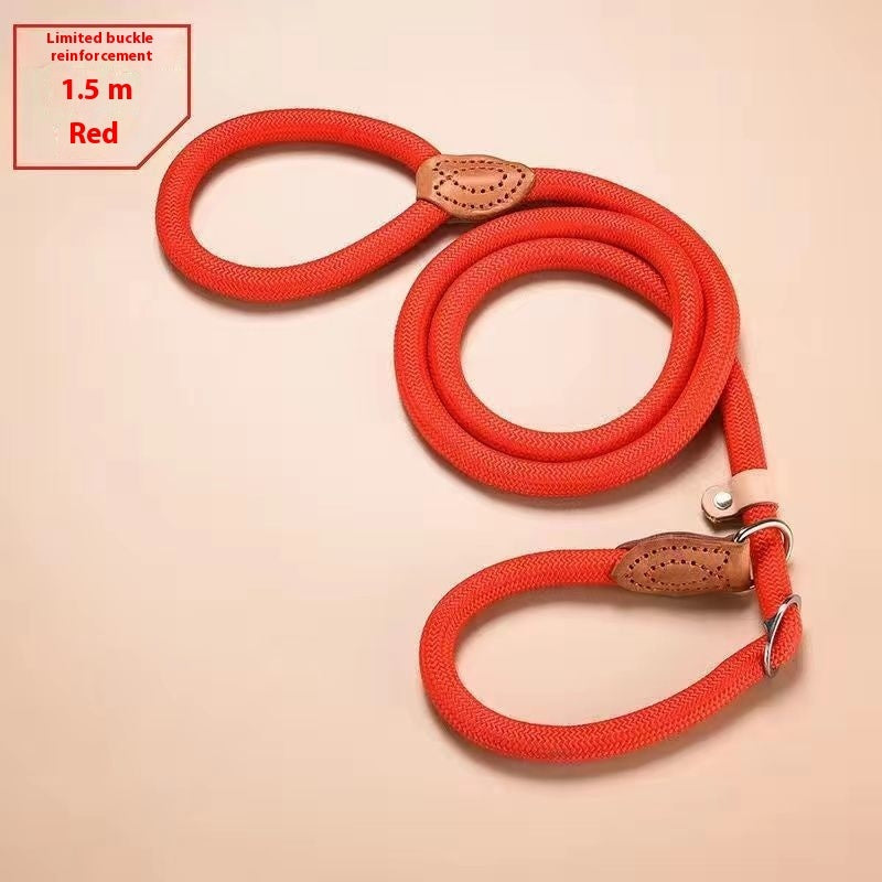 KFX-2074941 Durable Nylon Dog Walking Training Rope - Various Colors & Lengths Available