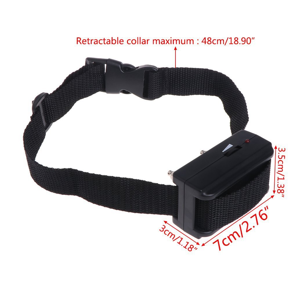 KFX-2077117 Automatic Bark Control Electric Shock Collar for Dogs with Retractable Design