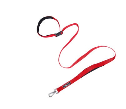 KFX-2080701 Foam Traction Belt for Dogs - Nylon + Metal + Plastic, Available in Blue, Red, Army Green, Silver Gray, 15mm or 25mm Width, 180cm Length