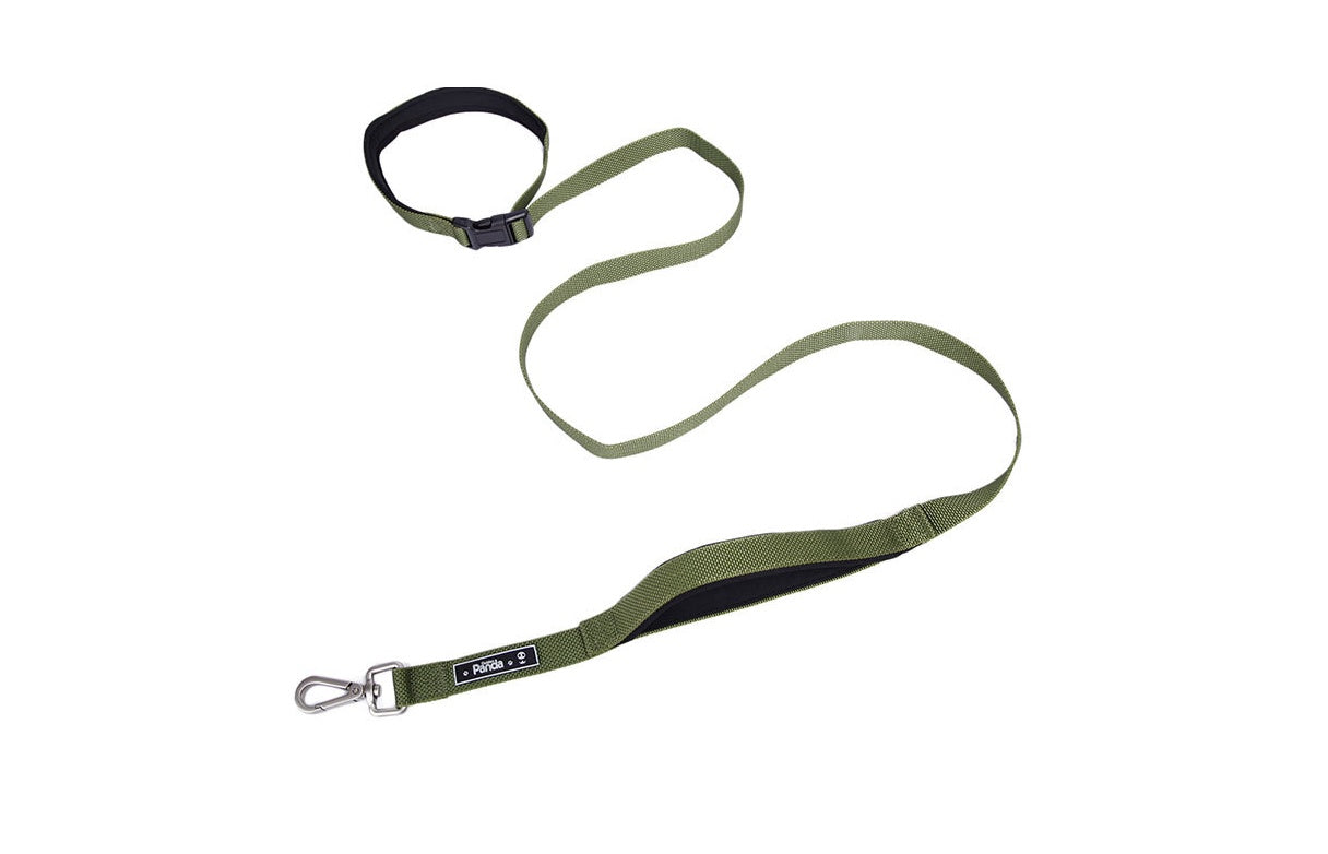 KFX-2080701 Foam Traction Belt for Dogs - Nylon + Metal + Plastic, Available in Blue, Red, Army Green, Silver Gray, 15mm or 25mm Width, 180cm Length