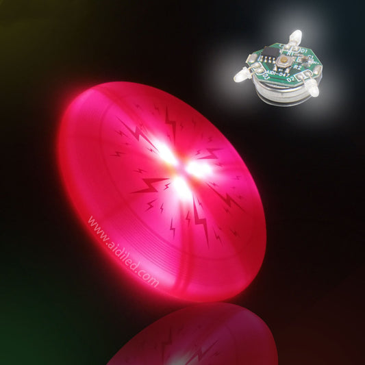 KFX-2081725 LED Silicone Luminous Dog Training Toy - 20CM & 16CM, Pink