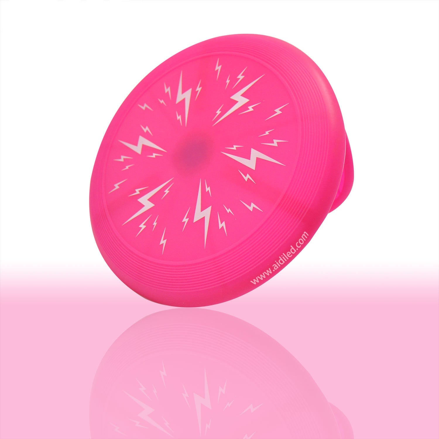 KFX-2081725 LED Silicone Luminous Dog Training Toy - 20CM & 16CM, Pink