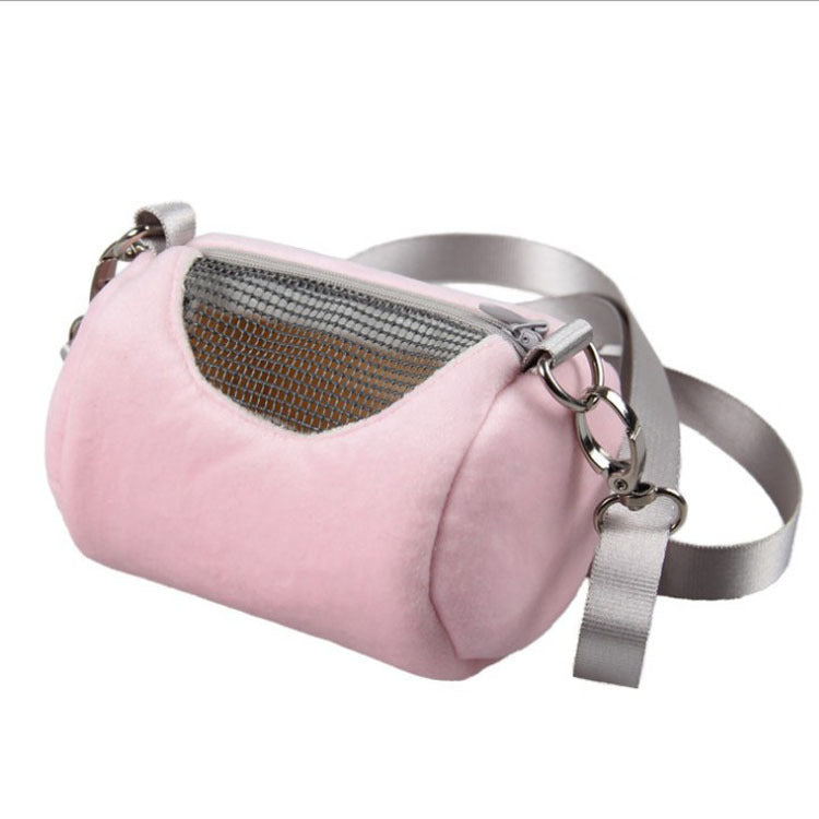 KFX-2083133 Portable Backpack for Hamster with Non-Woven Lining and Zipper Pocket, 12x7x7 cm & 19x12x11 cm