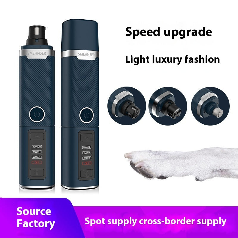 KFX-2084669 Electric Pet Nail Trimmer for Dogs and Cats - M8 ABS Nail Care Device