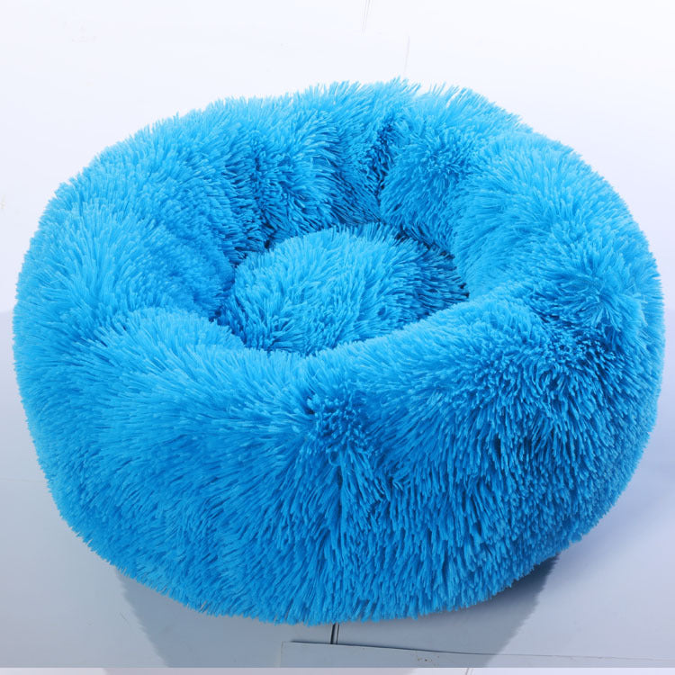 KFX-2084925 Round Longhair Cat Litter - Various Sizes Available in Blue Cloth Material