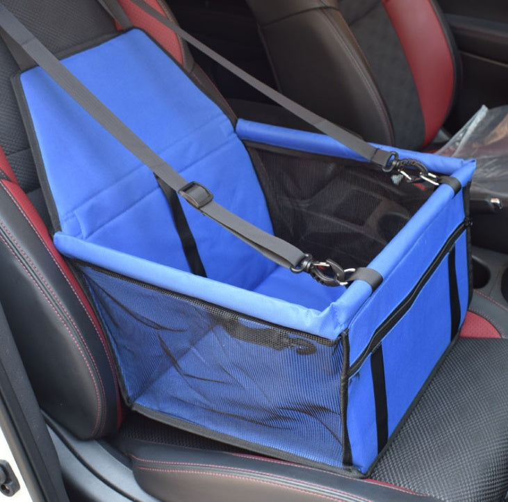 KFX-2085693 Waterproof Double Layer Pet Car Mat with Adjustable Strap and Zippered Storage Bag