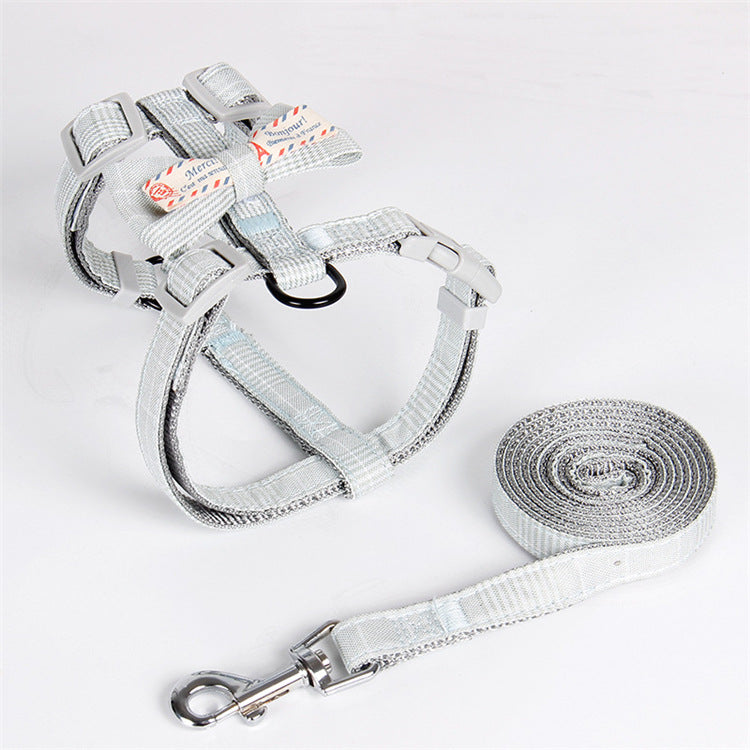 KFX-2086461 Pet Traction Rope with Fashionable Lattice Design for Small to Medium Dogs