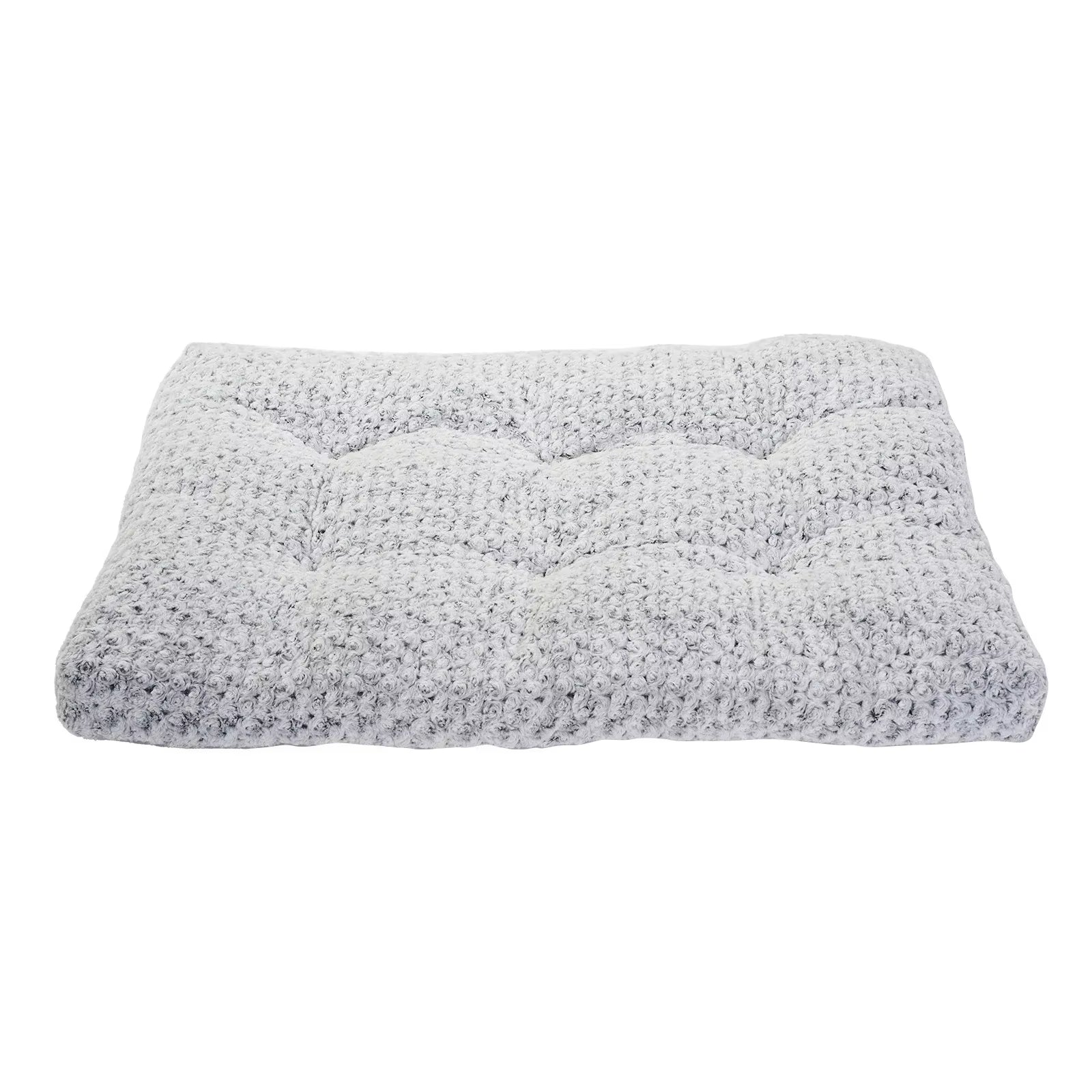 KFX-2088509 Plush Washable Dog Bed with Anti-Slip Base for Comfort and Support - Ideal for Home and Travel