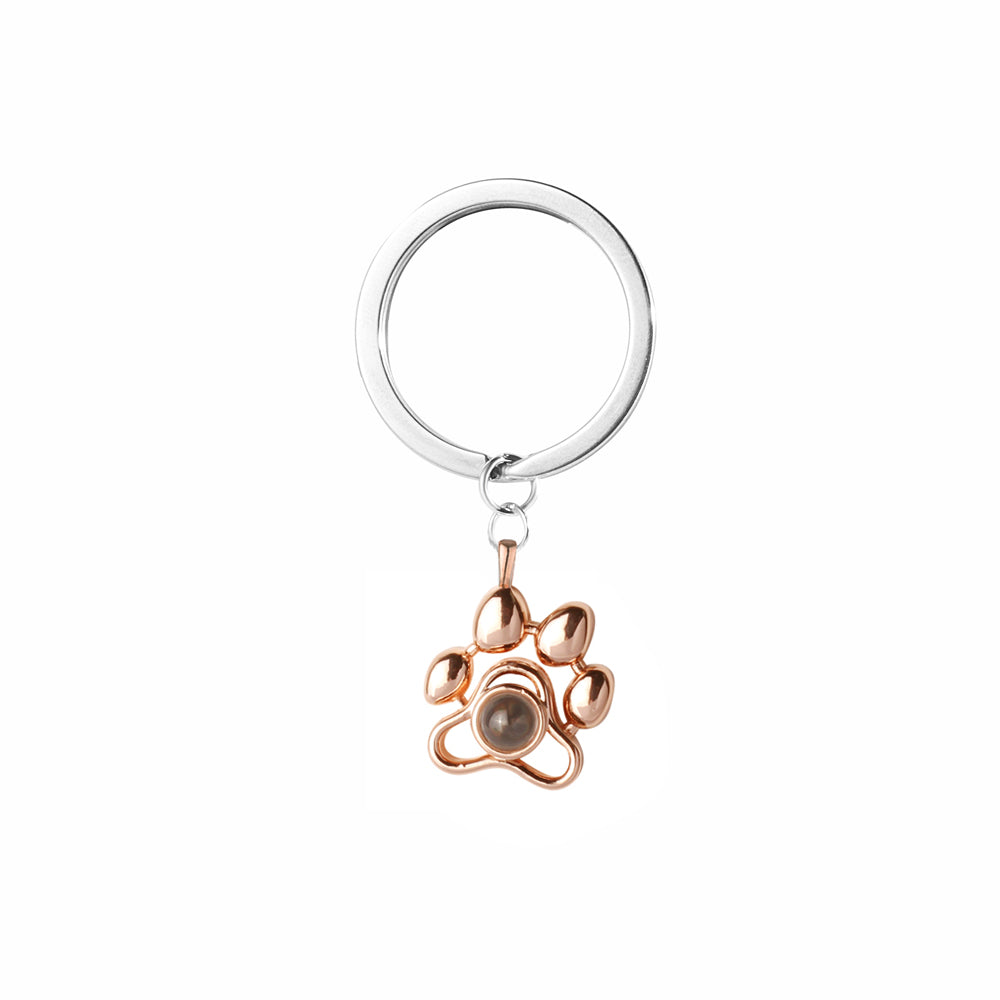 KFX-2089277 Stainless Steel Necklace Keychain with Adjustable Length 51cm-80cm