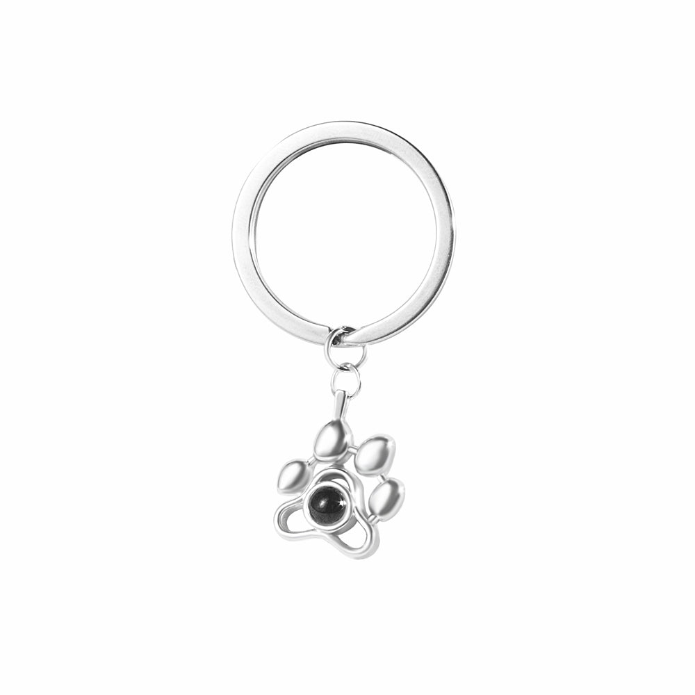 KFX-2089277 Stainless Steel Necklace Keychain with Adjustable Length 51cm-80cm
