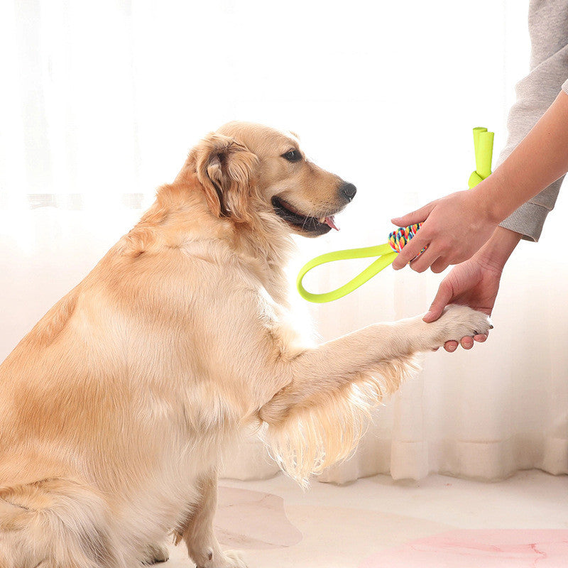 KFX-2093245 Durable TPR Chew Toy for Dogs - Teeth Cleaning and Molar Care