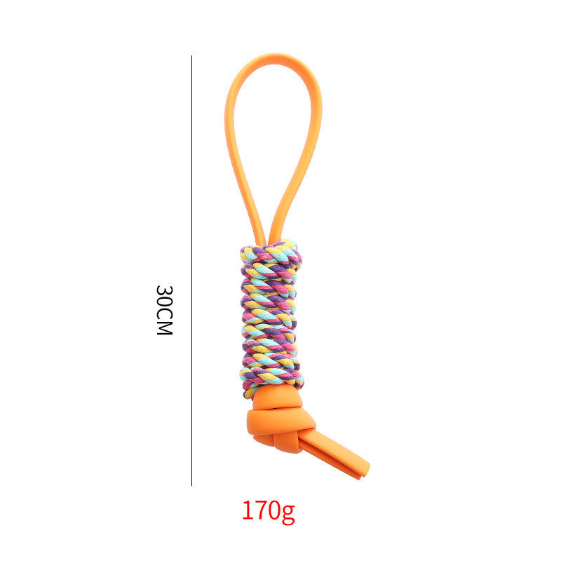 KFX-2093245 Durable TPR Chew Toy for Dogs - Teeth Cleaning and Molar Care