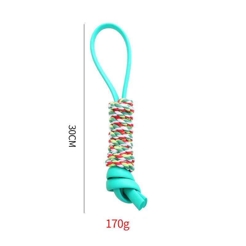 KFX-2093245 Durable TPR Chew Toy for Dogs - Teeth Cleaning and Molar Care