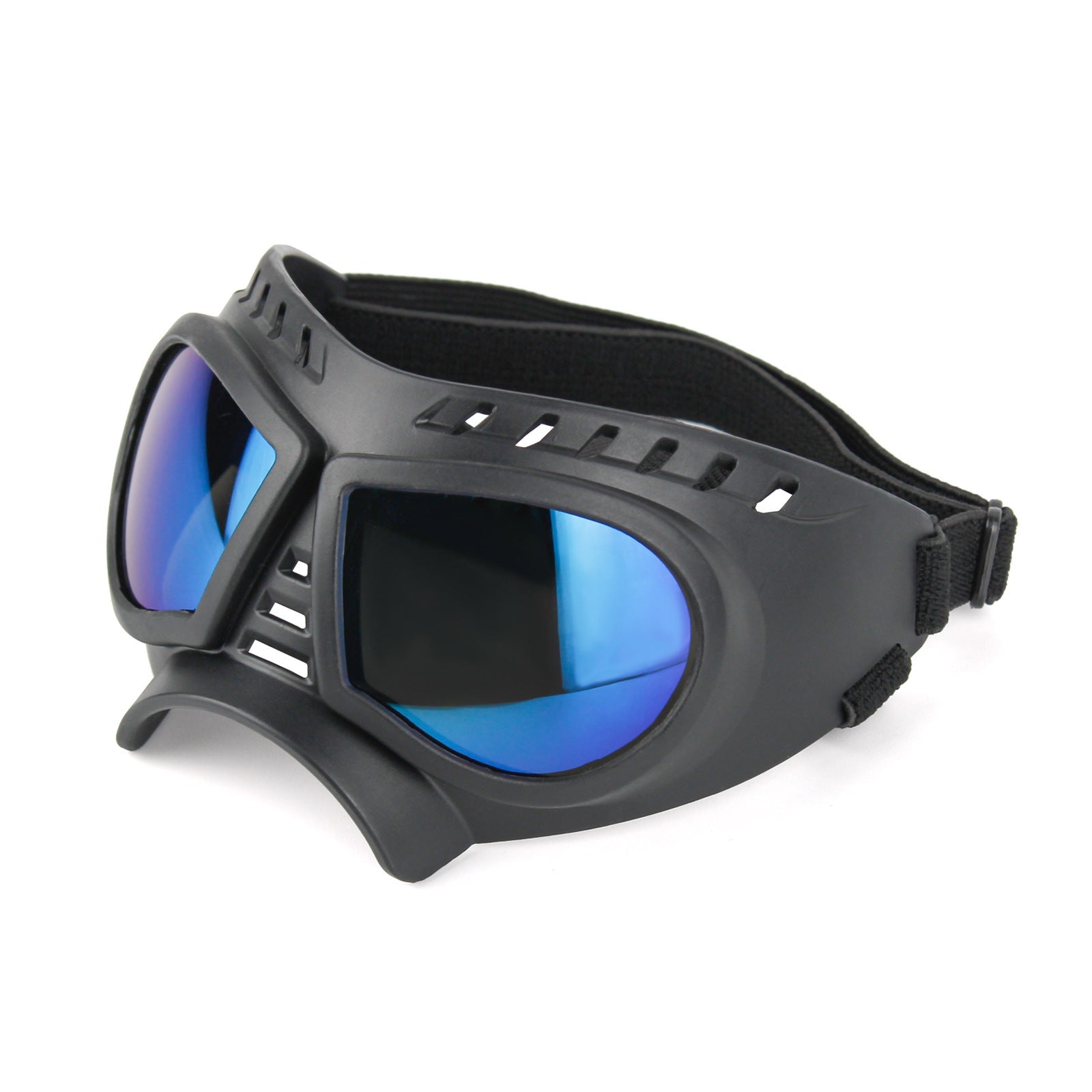 KFX-2094013 Large Dog Sunglasses - UV Protection, Waterproof, and Eye Safety with Adjustable Nylon Strap