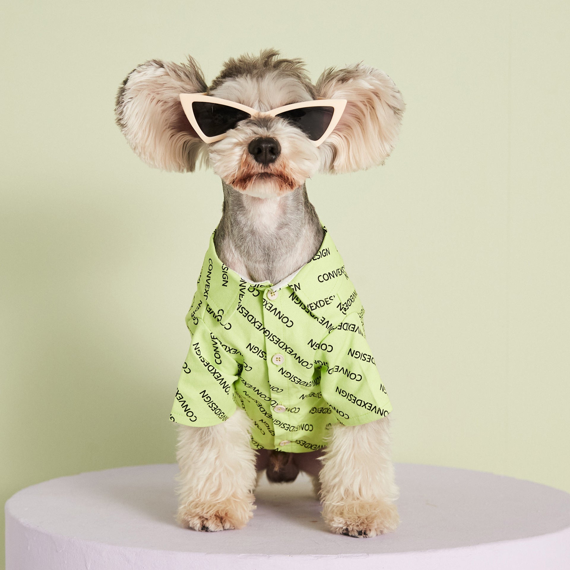 KFX-2094781 Casual Cotton Dog Shirt Costume for Shiba Inu, Bichon Frise - Sizes S to XXL