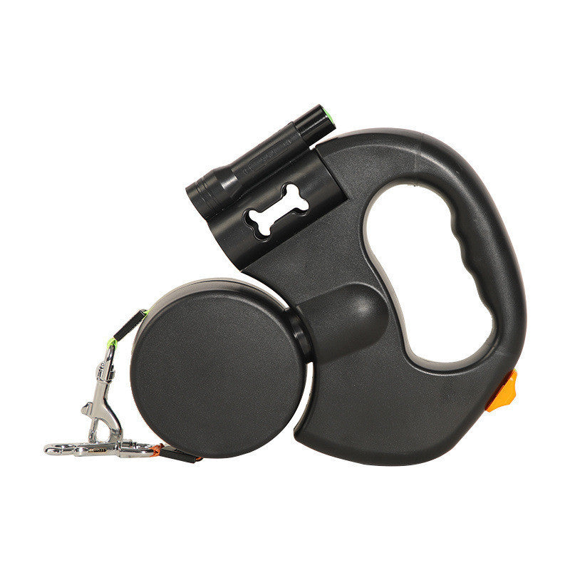 KFX-2096189 Automatic Telescopic Traction Rope with Dual Head and Illumination - 3m ABS Material