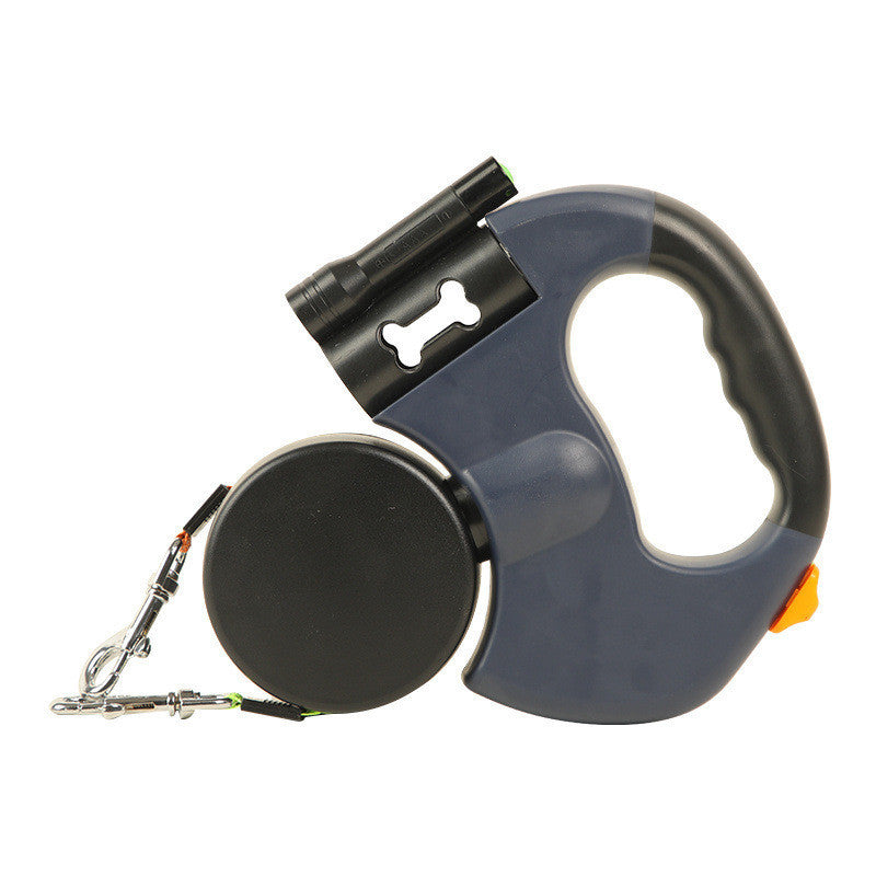 KFX-2096189 Automatic Telescopic Traction Rope with Dual Head and Illumination - 3m ABS Material