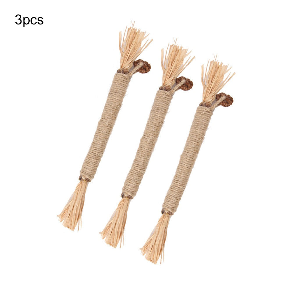 KFX-2099645 Silvervine Cat Chew Sticks for Dental Care - Natural and Edible Chew Toys for Indoor Cats