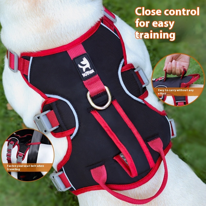 KFX-2101437 Adjustable Oxford Cloth Pet Harness for Medium and Small Dogs in Various Colors