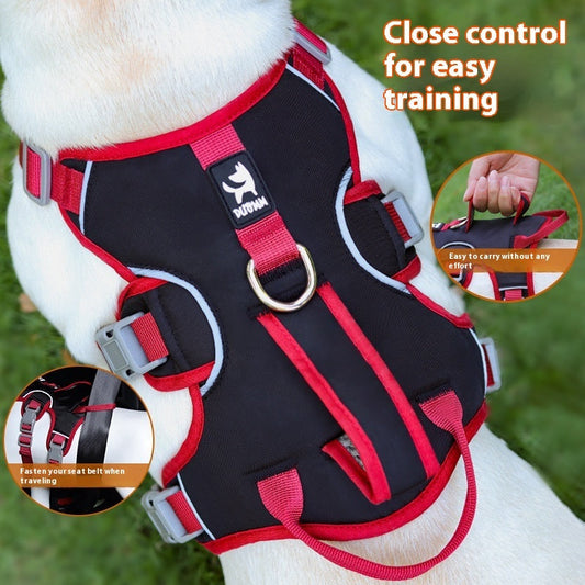 KFX-2101437 Adjustable Oxford Cloth Pet Harness for Medium and Small Dogs in Various Colors