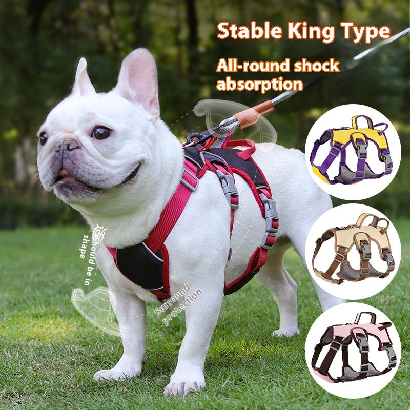 KFX-2101437 Adjustable Oxford Cloth Pet Harness for Medium and Small Dogs in Various Colors