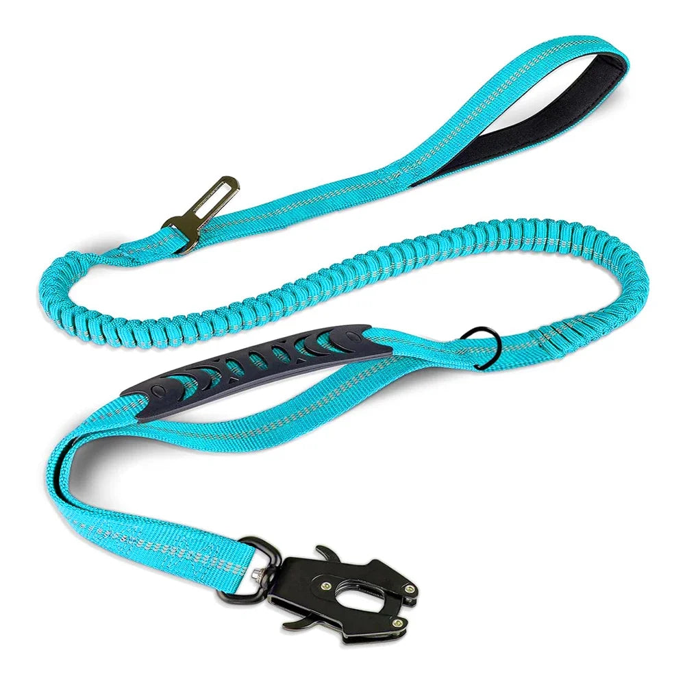 KFX-2101949 Tactical Dog Safety Belt with Frog Buckle and Hand Holding Rope - Multiple Color Options