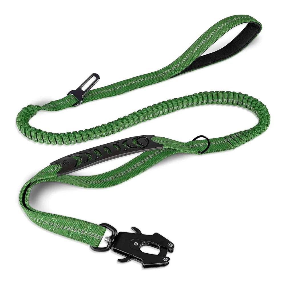 KFX-2101949 Tactical Dog Safety Belt with Frog Buckle and Hand Holding Rope - Multiple Color Options