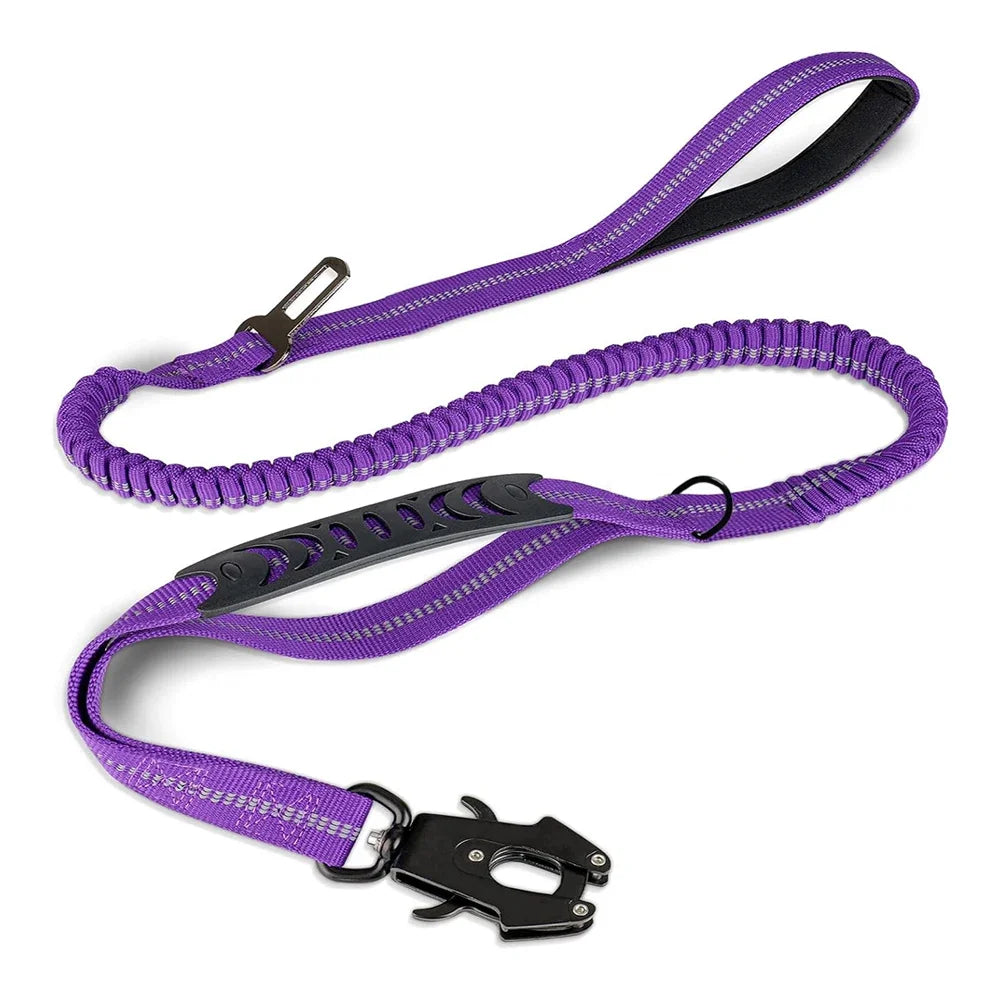 KFX-2101949 Tactical Dog Safety Belt with Frog Buckle and Hand Holding Rope - Multiple Color Options