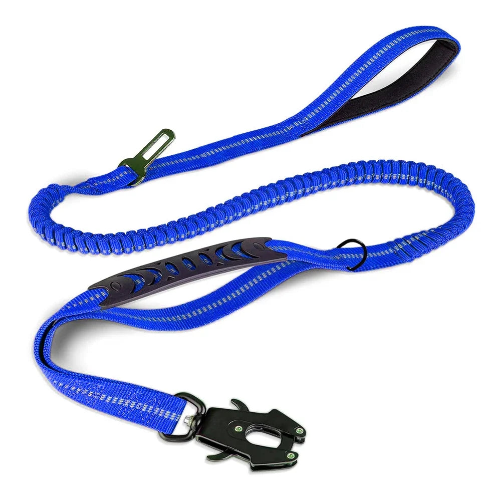KFX-2101949 Tactical Dog Safety Belt with Frog Buckle and Hand Holding Rope - Multiple Color Options