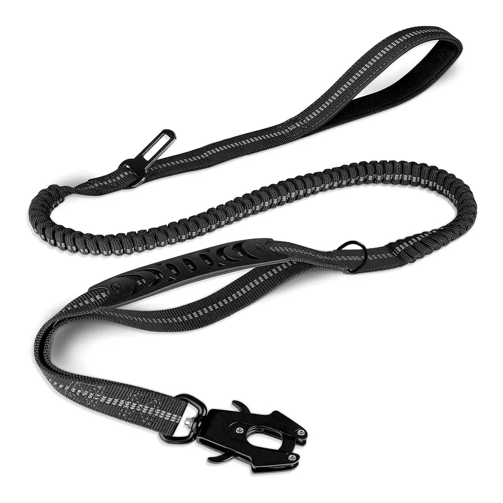 KFX-2101949 Tactical Dog Safety Belt with Frog Buckle and Hand Holding Rope - Multiple Color Options