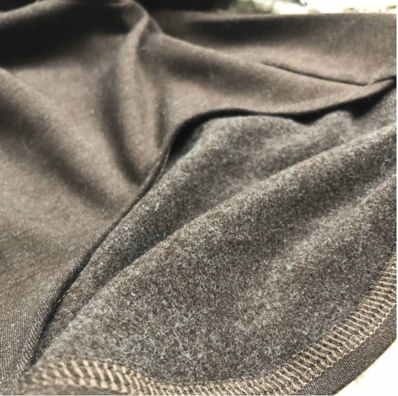 KFX-2102717 Padded High Neck Long Sleeve Shirt for Dogs and Cats in Brown, Black, Gray