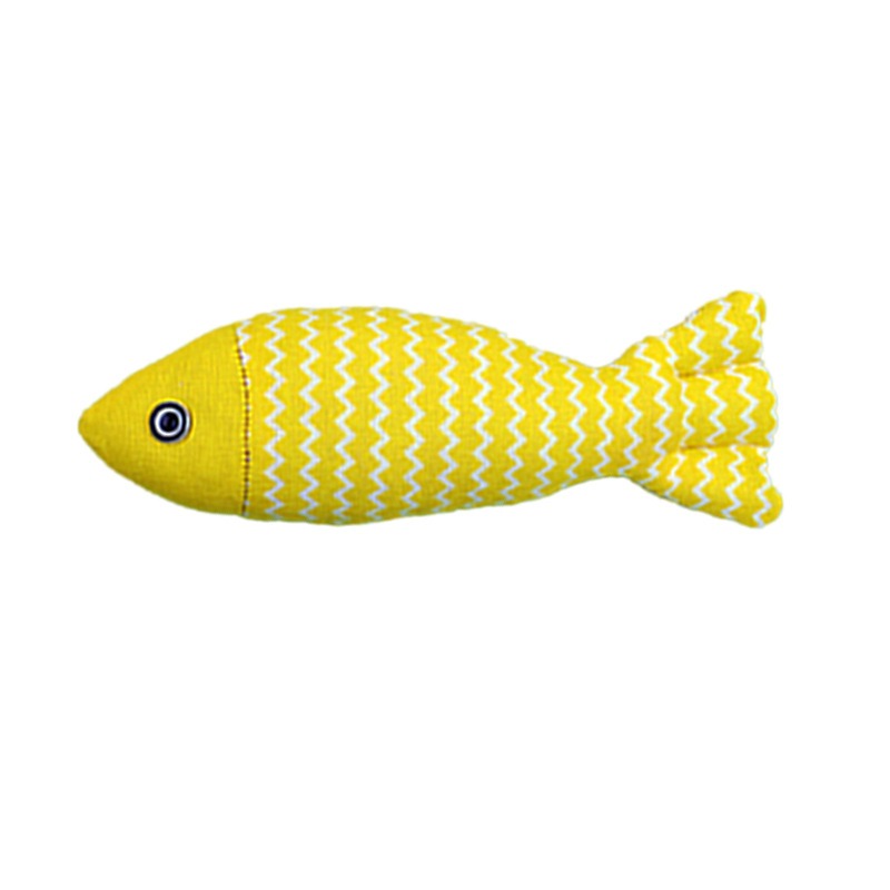 KFX-2102973 Interactive Cat Mint Fish Toy – Random Colors, Ideal for Cats of All Ages