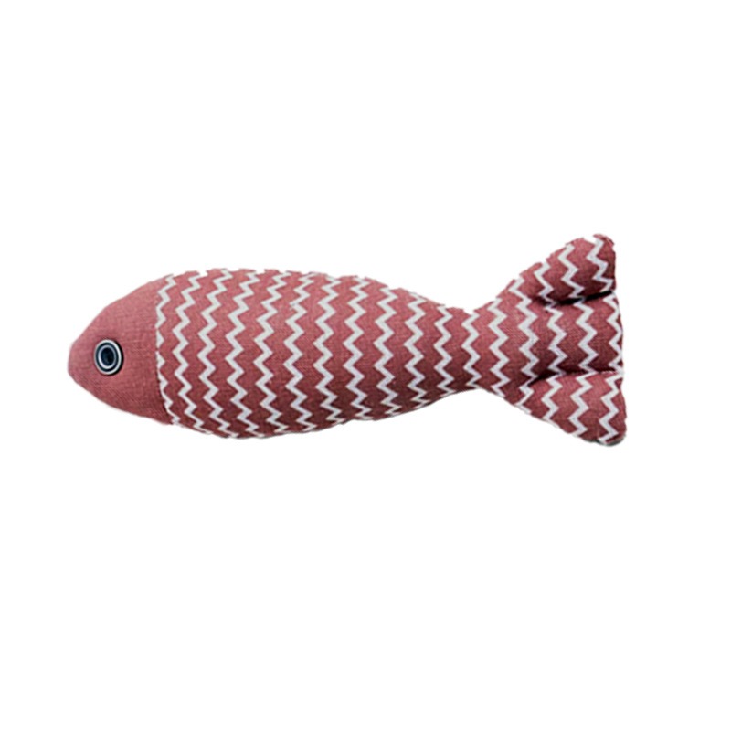KFX-2102973 Interactive Cat Mint Fish Toy – Random Colors, Ideal for Cats of All Ages