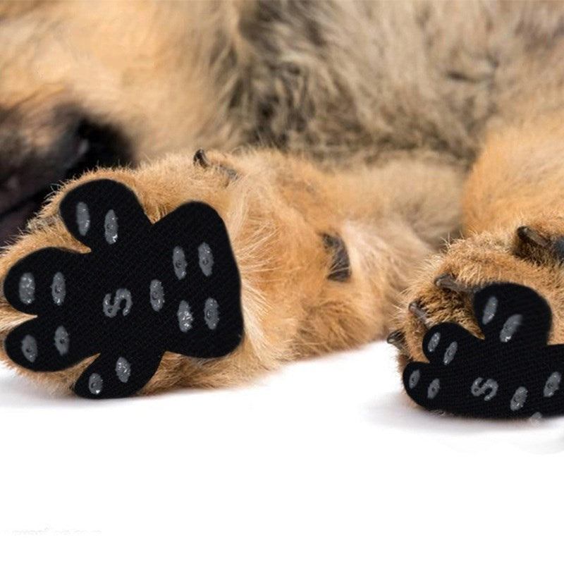 KFX-2104765 Invisible Anti-Slip Dog Foot Patch, Non-Slip Silica Gel Insoles for Dogs, Summer Protection, Four Pieces Set
