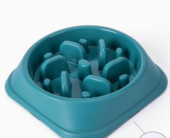 KFX-2106557 Anti-Choke and Anti-Skid Slow Feeding Bowls for Pets in Various Colors