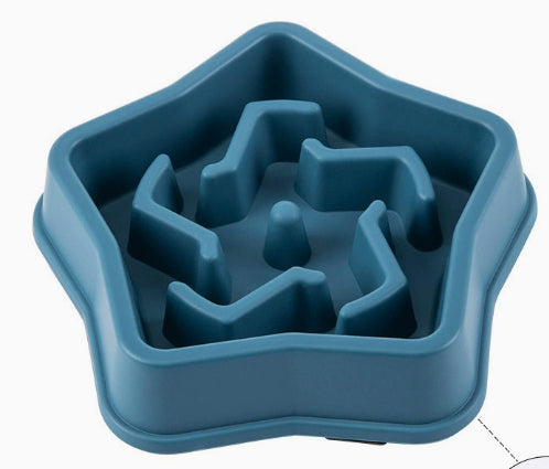 KFX-2106557 Anti-Choke and Anti-Skid Slow Feeding Bowls for Pets in Various Colors