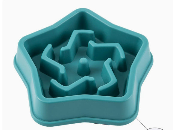 KFX-2106557 Anti-Choke and Anti-Skid Slow Feeding Bowls for Pets in Various Colors