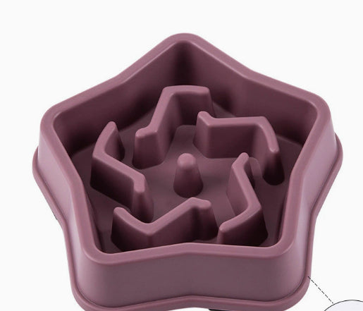 KFX-2106557 Anti-Choke and Anti-Skid Slow Feeding Bowls for Pets in Various Colors