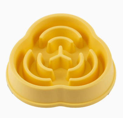 KFX-2106557 Anti-Choke and Anti-Skid Slow Feeding Bowls for Pets in Various Colors