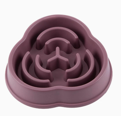 KFX-2106557 Anti-Choke and Anti-Skid Slow Feeding Bowls for Pets in Various Colors