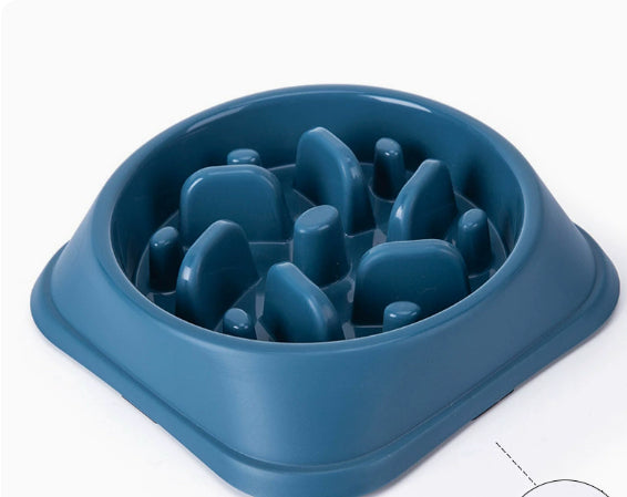 KFX-2106557 Anti-Choke and Anti-Skid Slow Feeding Bowls for Pets in Various Colors