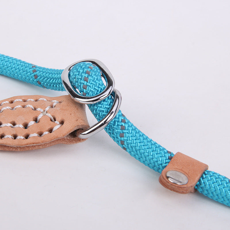 KFX-2107709 Reflective Nylon Leash for Hyenas - Durable and Safe Design