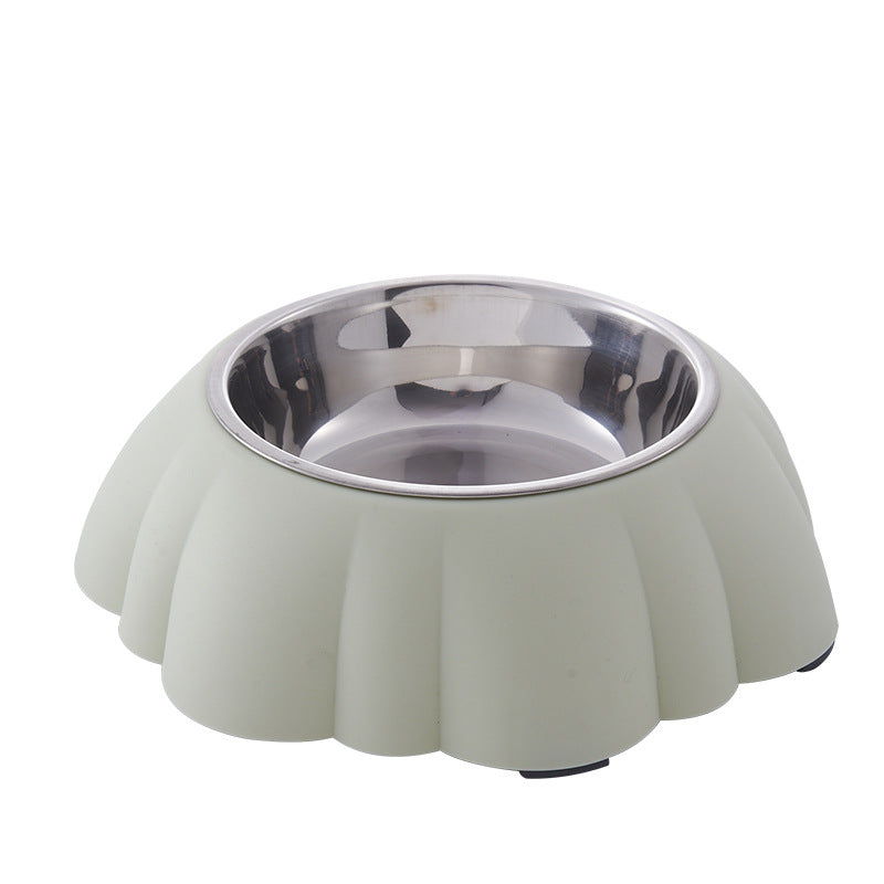 KFX-2108093 Stainless Steel Dog Water Bowl with PP Base - Available in Multiple Colors