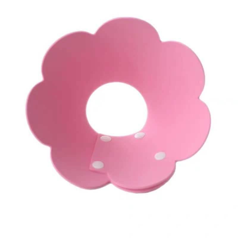 KFX-2110141 Adjustable Cute Toast Cat Anti-Licking Bib Headgear for Cats and Puppies