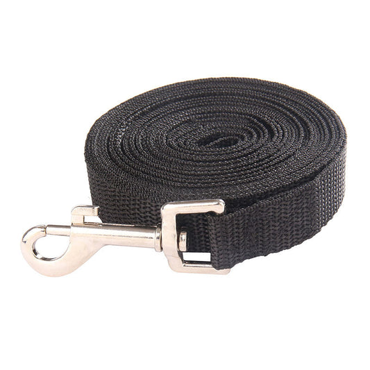 KFX-2113469 Durable 1.5cm Wide Dog Leash with Zinc Alloy Hook for Walking Pets