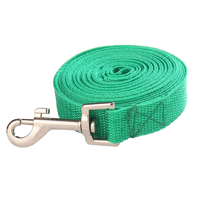KFX-2113469 Durable 1.5cm Wide Dog Leash with Zinc Alloy Hook for Walking Pets
