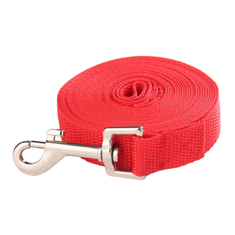 KFX-2113469 Durable 1.5cm Wide Dog Leash with Zinc Alloy Hook for Walking Pets